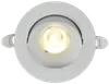 LIGHTING PRO Светильник светодиодный поворотный ДВО 1813 9Вт 4000К IP20 круг белый IEK4