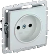 BRITE Single socket without earthing with protective shutters 10A RSsh10-2-BrZh pearl IEK0