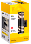 LIGHTING Светильник уличный 5101 настенный под лампу E27 IP54 черный IEK1