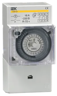 Didital timer switch TEM181 analog 16A 230V for DIN-railIEK