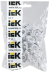 Скоба 10мм круглая пластиковая (100шт) IEK1