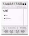 ПЛК 410 Модуль ЦПУ 4 DI 4 UI (0-10 В/DI) 4 RO 12В-24В DC или 24В AC с Ethernet портом без экрана ONI1