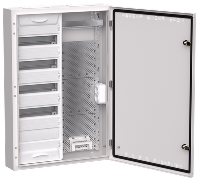 TITAN 5 Корпус комбинированный ЩРн-60 (2х60) 835х570х140мм IP30 белый IEK