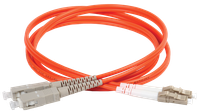ITK Оптический коммутационный соединительный шнур (патч-корд), для многомодового кабеля (MM), 50/125 (OM2), SC/UPC-LC/UPC, двойного исполнения (Duplex), LSZH, 1м