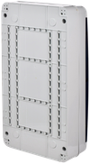 TEKFOR Корпус пластиковый КМПн-36 IP65 черная прозрачная дверь IEK4