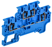 ARMAFIX Клемма пружинная 2 уровня CXDL2.5 BU IEK
