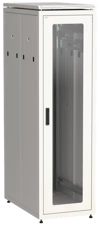 ITK LINEA N Шкаф сетевой 19" 47U 600х1000мм стеклянная передняя дверь серый