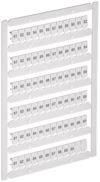 ARMAFIX Маркер для CTS/CP 4мм2 с символами "81-90" IEK
