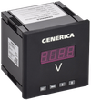 Вольтметр цифровой щитовой однофазный 96х96мм LED GENERICA0