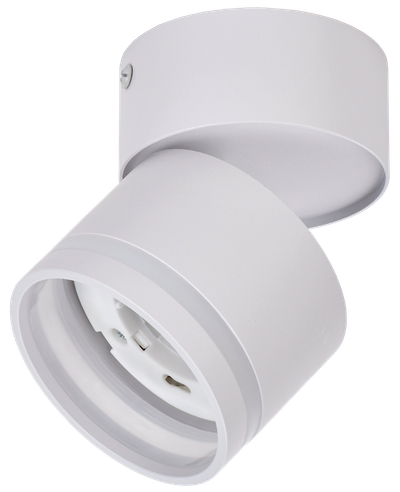 LIGHTING Светильник 4034 настенно-потолочный под лампу GX53 белый IEK