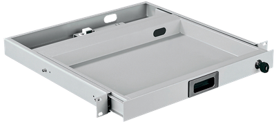 ITK Полка выдвижная клавиатурная 19" 1U 400мм серая РФ