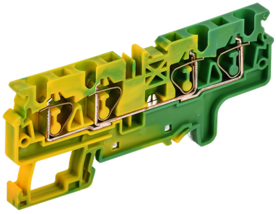 ARMAFIX Клемма пружинная CX4-4 PE 4мм2 четырехконтактная заземляющая IEK