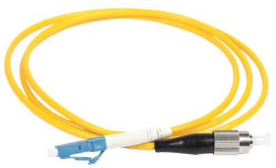 ITK Оптический коммутационный переходной шнур (патч-корд), для одномодового кабеля (SM), 9/125 (OS2), FC/UPC-LC/UPC, одинарного исполнения (Simplex), LSZH, 30м