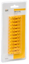 Screw-type terminal clips ZVI-10 2,5-6mm2 2x12steam IEK yellow 1