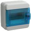TEKFOR Корпус пластиковый КМПн-6 IP65 синяя прозрачная дверь IEK0