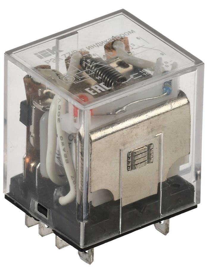 Реле РЭК77/3 с индикацией 10А 24В AC IEK