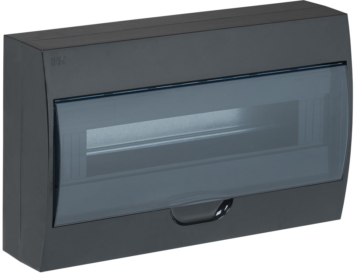 KREPTA 3 Корпус пластиковый ЩРН-П-18 IP41 черный IEK (MKP12-N-18-41-K02)