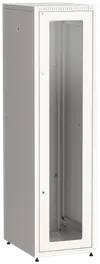 ITK LINEA E Шкаф напольный сетевой 19" 47U 600х800мм стеклянная передняя дверь задняя металлическая серый0