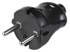 VPp20-02-ST Plug dismountable direct without grounding contact 6A black0