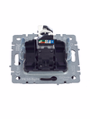 BRITE Розетка компьютерная RJ45 кат.5E РК10-БрЧ черный IEK4