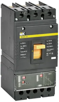 Выключатель автоматический ВА88-35 3Р 250А 35кА с электронным расцепителем MP 211 IEK