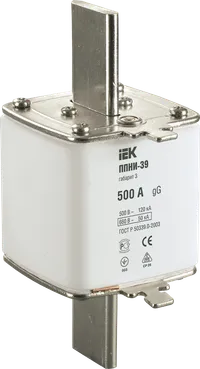 Fuse link PPNI-39(NH type), size 3, 500A IEK