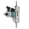 SKANDY Розетка компьютерная двойная RJ45 кат.5E SK-K03W арктический белый IEK4