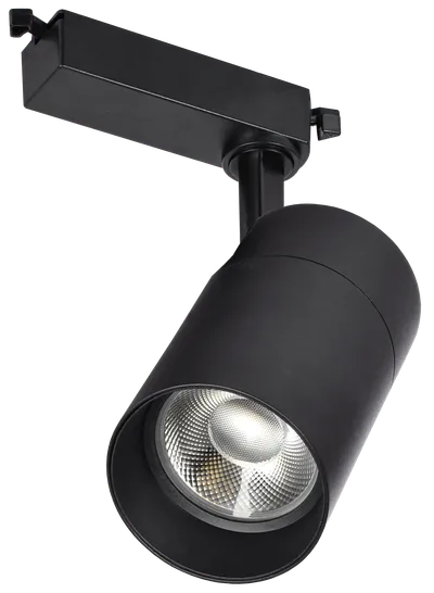 The IEK single-phase LED track luminaire is used for accent lighting of commercial spaces of various sizes, from small shops and hypermarkets to museums, exhibition halls and residential areas, made in modern design.