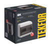 TEKFOR Корпус пластиковый КМПн-8 IP65 черная прозрачная дверь IEK1