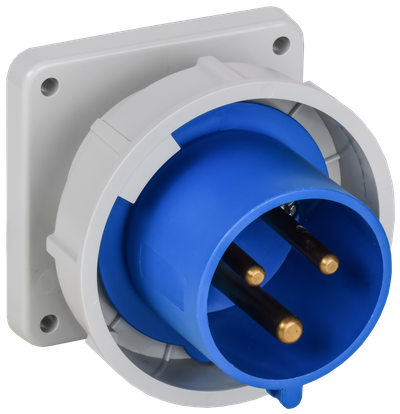 Вилка встраиваемая ССИ-3232 32А-6ч 220В 2P+PE IP67 IEK