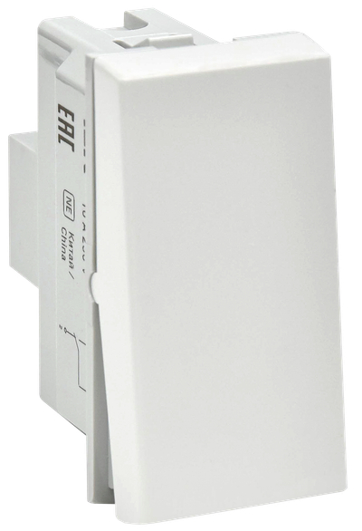 PRIMER ВК4-11-00-П Выключатель проходной одноклавишный (1 модуль) белый IEK