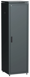 ITK LINEA N Шкаф сетевой 19" 42U 600х600мм металлическая передняя дверь черный0