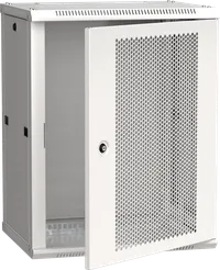 ITK Шкаф настенный LINEA W 18U 600х450мм дверь перфорированная RAL 7035
