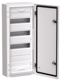 TITAN 5 Корпус металлический ЩРн-48 (1х48) 710х310х140мм IP54 белый (одна дверь) IEK