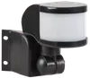 Motion Sensor DD 018V black , max. loading 1100W, observation angle 270degree, Lampe 12m, IP44, IEK0