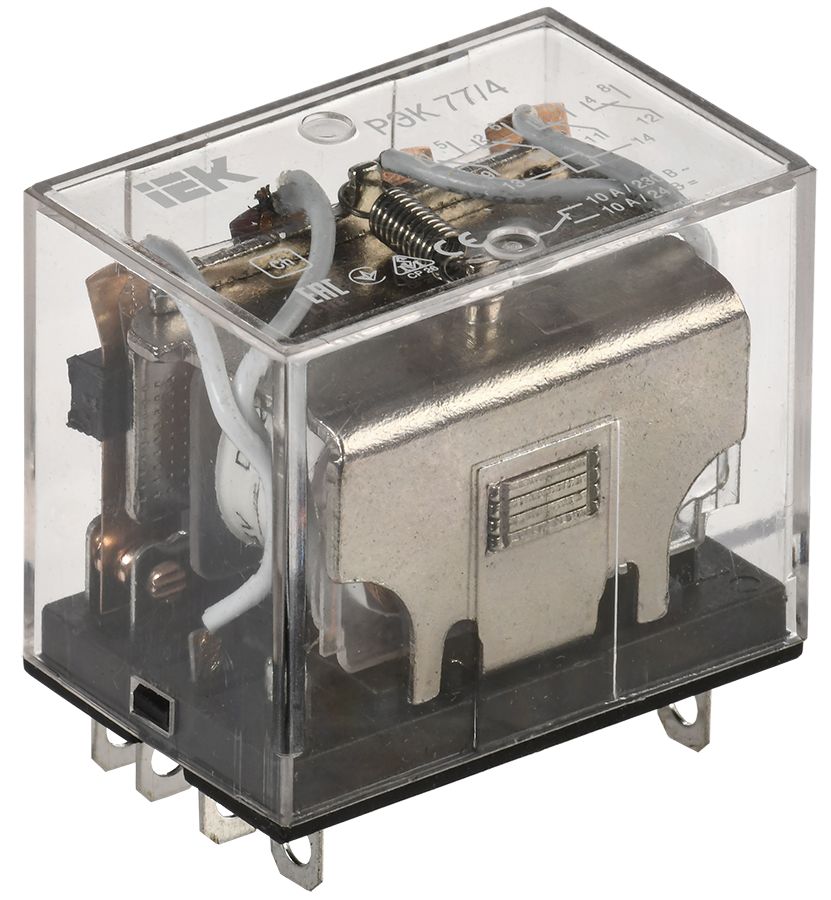 Реле РЭК77/4 10А 24В DC IEK