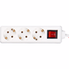 Extension cord U 03K with a switch 3 sockets 2P+PE/5 meters 3x1mm2 16A/250 IEK2