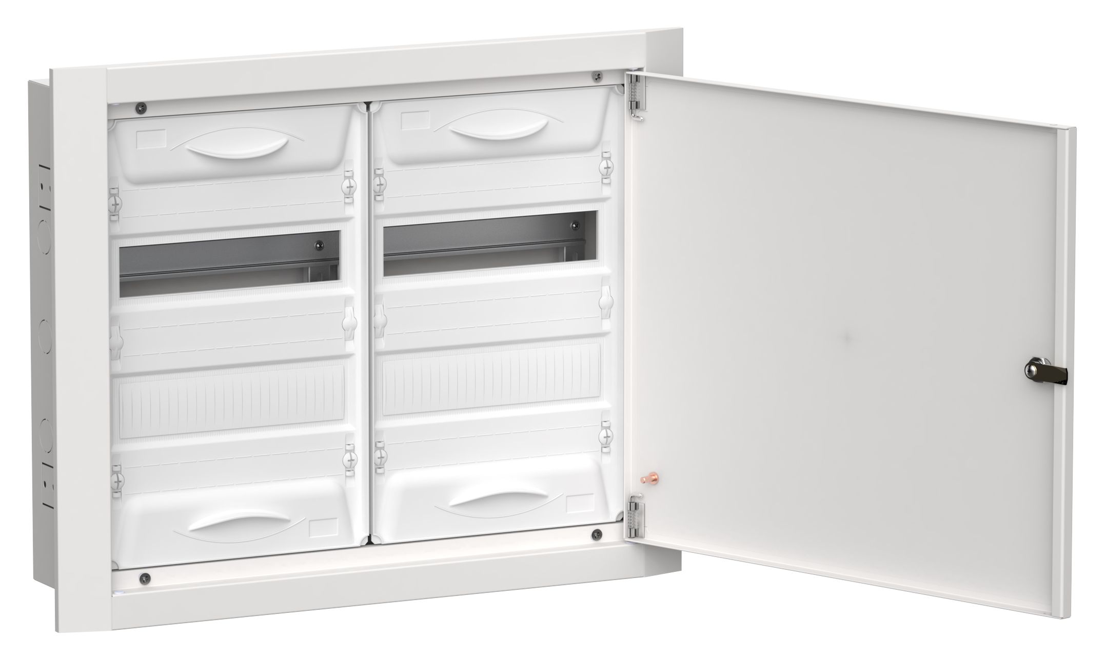 TITAN 5 Корпус металлический ЩРв-48 (2х24) 505х625х130мм IP31 белый (одна дверь) IEK (TI5-50-V-2X024-31)