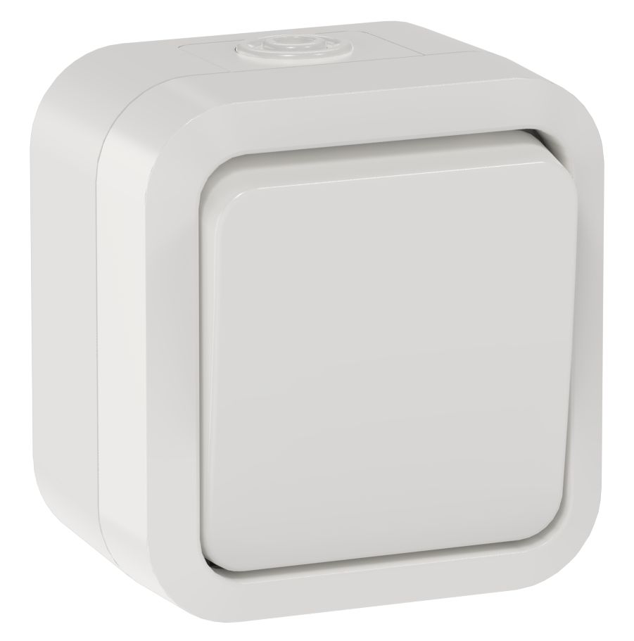 TORS Выключатель кнопочный 10А IP55 TS310 белый IEK (TS-V14-0-10-55-K01)