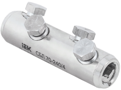 Shear head tinned connector SBL 70-240/4 35kV IEK