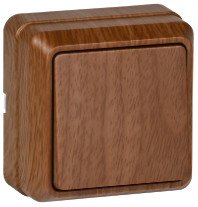 OKTAVA Выключатель 1-клавишный для открытой установки 10А ВС20-1-0-ОД дуб GENERICA