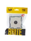 BRITE TV socket 2 way PTB10-0-BrP pearl IEK7