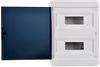 TEKFOR Корпус пластиковый ЩРВ-П-24 IP41 черная прозрачная дверь IEK3