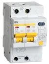 KARAT Дифференциальный автомат АД12 2P 6А 10мА тип AC IEK0