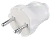VPp20-01-ST Plug dismountable direct without grounding contact 6A white0