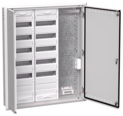 TITAN 5 Корпус комбинированный ЩРв-144 (3х72) 1005х885х130мм IP30 белый IEK