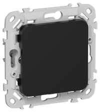 FLITE Заглушка с суппортом ЗГ-ФлЧ черный IEK