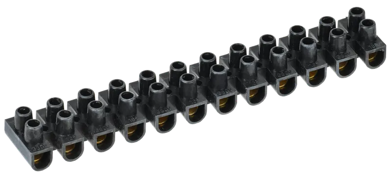 Screw-type terminal clips ZVI-30 6-16mm2 2x12steam IEK black