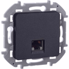 INSPIRIA Розетка компьютерная RJ45 категория 6 UTP антрацит0