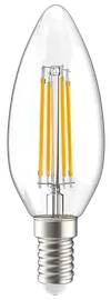 Лампа светодиодная C35 свеча прозрачная 5Вт 230В 4000К E14 серия 360° IEK1